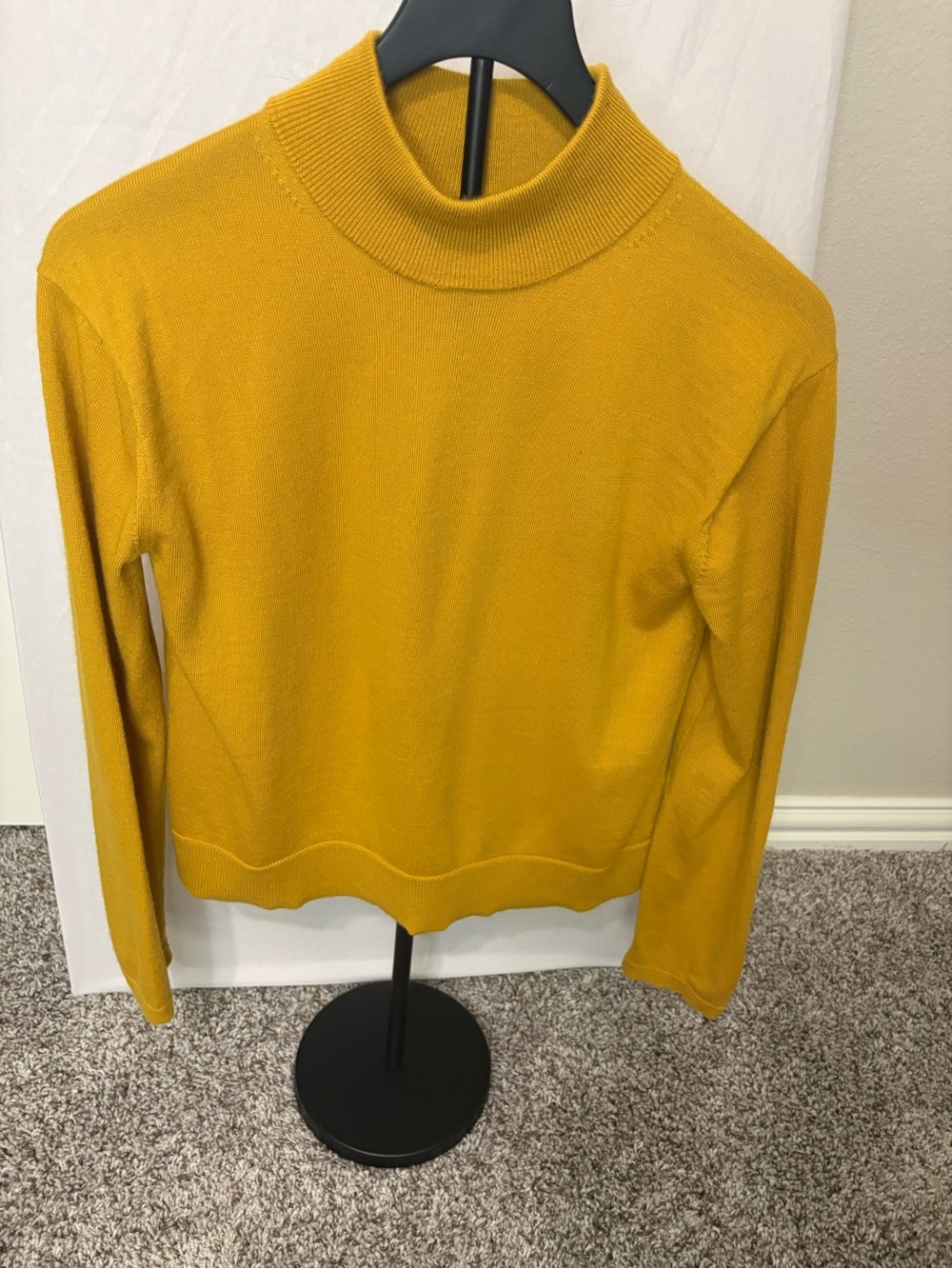 Banana Republic Mustard Turtleneck Sweater - Yellow